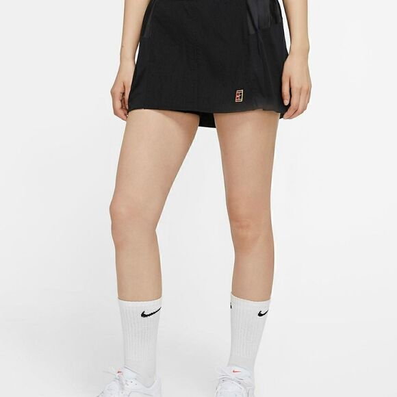 Nike Court Dri-Fit Slam Skort Shorts Skirt Women's Medium Black Lined CK8427-010 - Picture 2 of 8